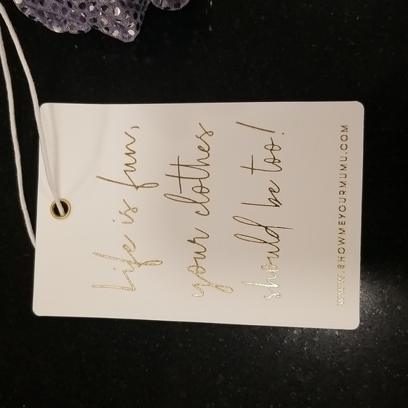 💕SHOW ME YOUR MUMU💕 Super Scrunchie ~ Silver Confetti NWT - Picture 6 of 7